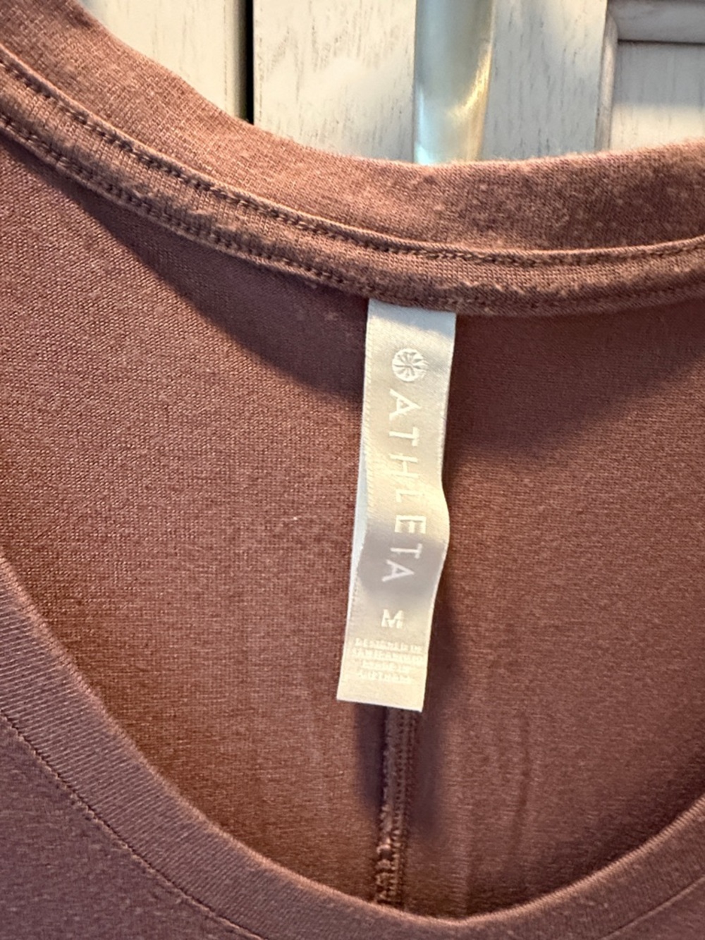 Athleta light brown Short-Sleeve Scoop Neck Tee